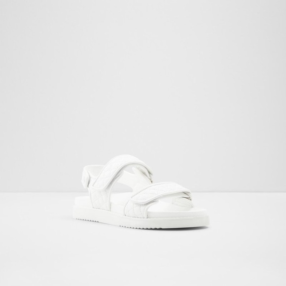 Aldo Eowiliwia Sling Back Sandal in White - Size 8 - Picture 1 of 6